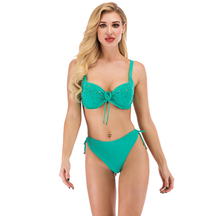 Women’s Sexy Hotfix Rhinestone Underwire Bikini Suit