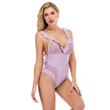 Women’s Sexy One-piece Lace Joint with Frill Swimsuit