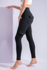 Women’s Black Seamless Quick Dry Breathable Fitness Workout Yoga Leggings