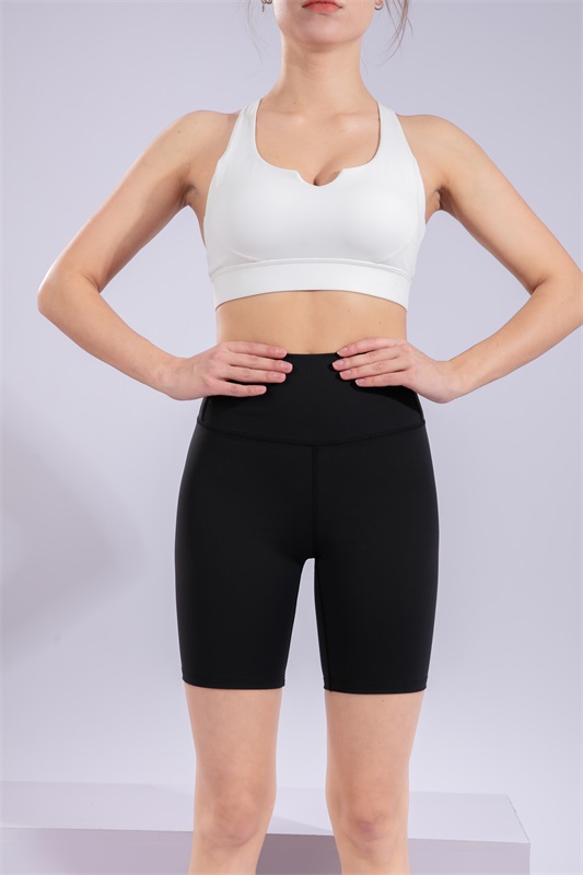 Women’s Black Seamless Quick Dry Breathable Fitness Workout Yoga Crops