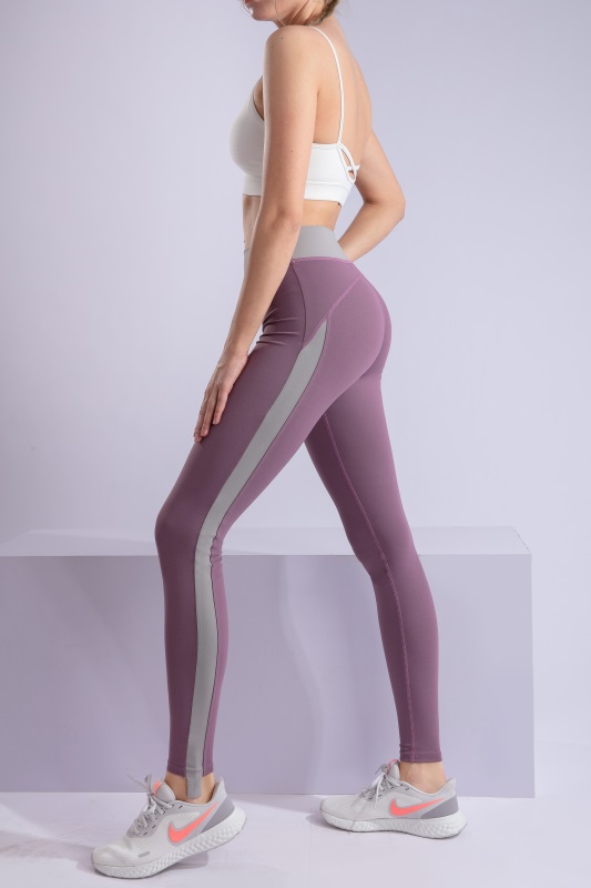 Women’s Purple Quick Dry Breathable Fitness Workout Yoga Leggings