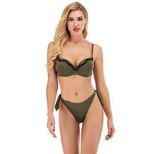 Women’s Sexy Knitted Tape Bikini Suit